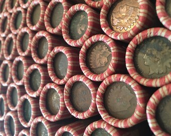 Full INDIAN HEAD PENNY Roll Cents Old Rare Vintage Estate U.S. Coin Collection Currency Money Fast Shipping
