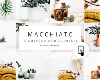 Mobile Lightroom Preset MACCHIATO Clean Product Preset