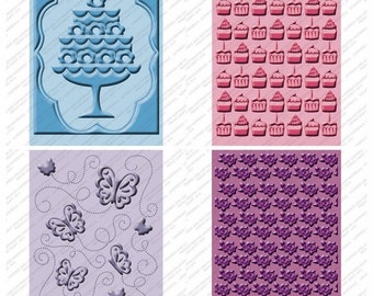 Cuttlebug Once Upon A Princess Embossing Folder 4 Design Provo Craft Cardmaking