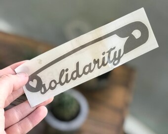 Solidarity decal