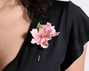 groom boutonniere pink wedding spring brooch flower boutonniere wedding accessory for men suit pin pink brooch spring prom pin gifts FJ3