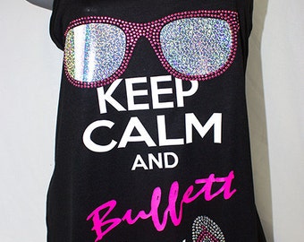 Jimmy Buffett tanks. Buffett shirt.concert tanks. Buffett concert tanks. Parrothead shirt. Summertime tanks.sunglasses.