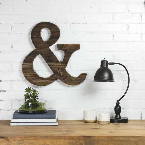 Large Wood Wall Letter Wooden Monogram Wedding Guest Book