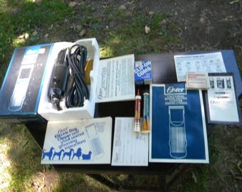 great shape clean barely used OSTER detachable blades ANIMAL CLIPPERS with extras