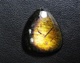 Natural Labradorite Cabochon, Fantastic Spectrolite Labradorite, Golden flash Labradorite Gemstone, Labradorite loose gemstone 37Cts. #4352N