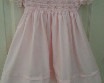 Hand smocked baby dress