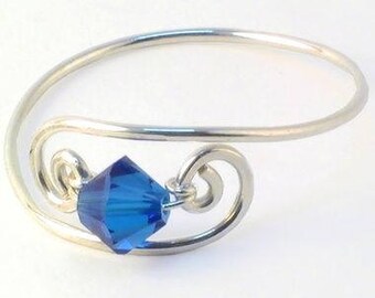 Handmade Silver Sterling Wire Ring