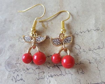 Czechoslovak-Earrings ~ Gold Colors ~