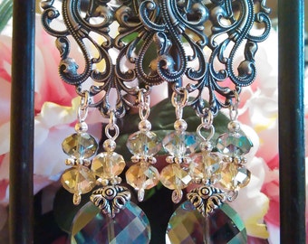 Renaissance Masquerade Party Fantasy Inspired Earrings