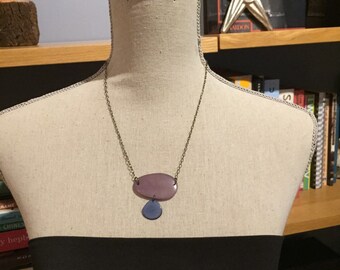 Lavender periwinkle necklace