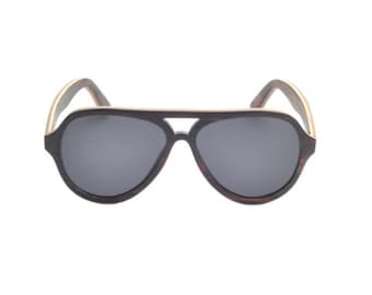 Driftwood Aviator Sunglasses