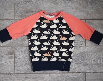 Cygnes, grandir avec moi Pull - Taille 3-12 mois