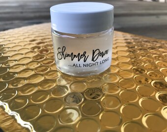 Shimmer Down All Night Long - Glitter Adhesive Gel - Glitter Primer - Skin Safe Gel - Glitter Gel - Chunky Glitter - Festival Makeup