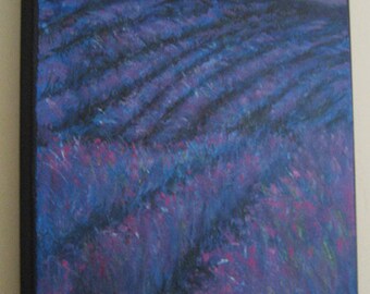 LAVENDER FIELDS watercolor