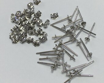 5 pairs,s925 sterling sliver stud, stud for earrings