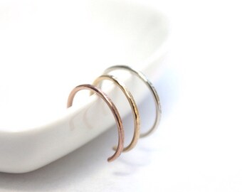 Hammered toe ring, skinny toe ring, 14k gold filled toe ring, sterling silver toe ring, summer toe ring, open toe ring, adjustable toe ring