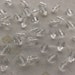 12 pieces Vintage Swarovski #5500 9x6mm Crystal Clear Briolette Drop Faceted Beads