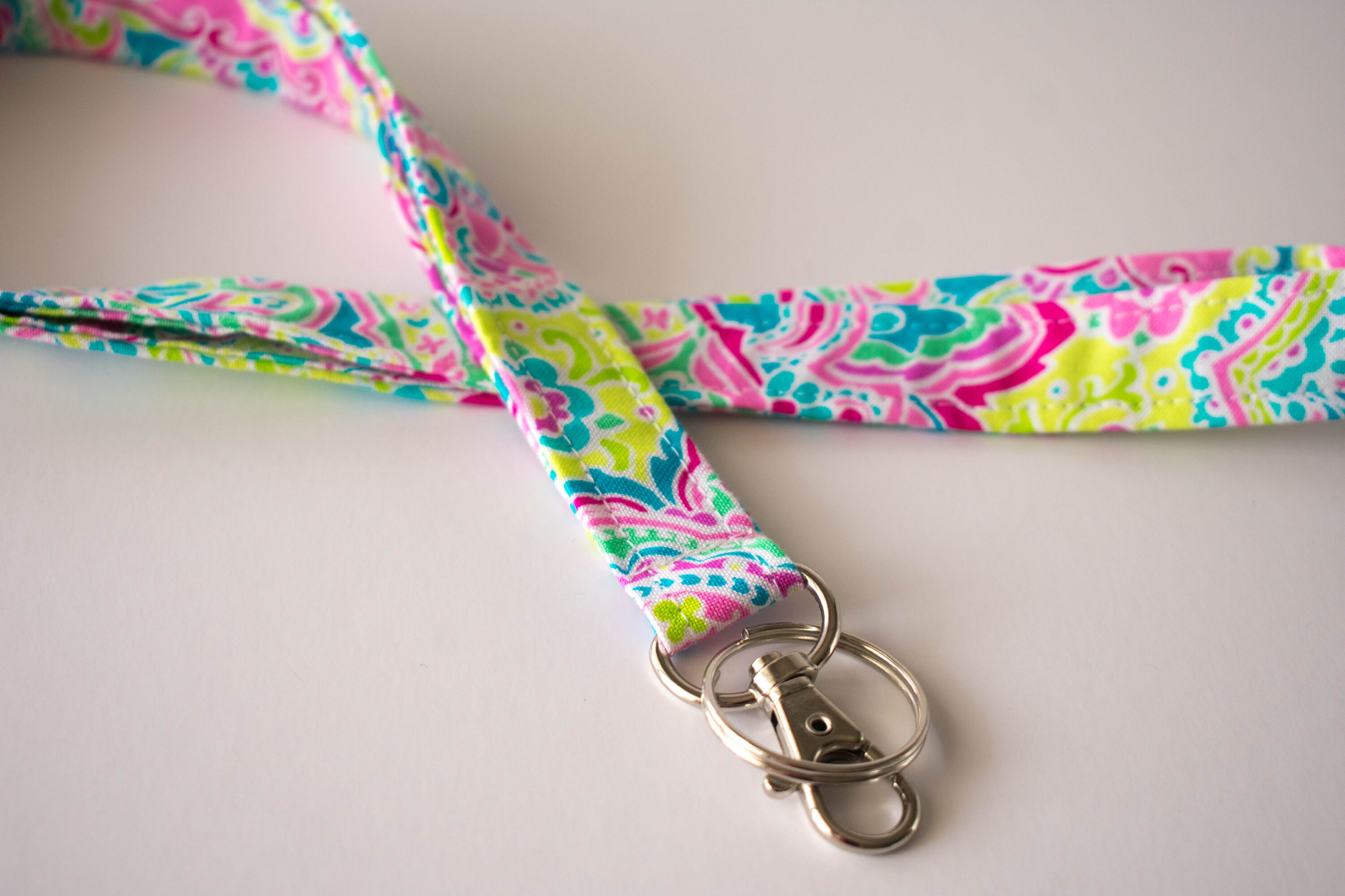 Paisley Lanyard Girly Lanyard Cute Lanyard Floral ID