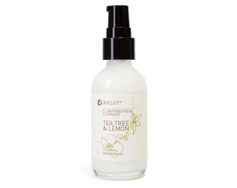 Tea Tree Foaming Acne Oily Face Wash| Oily Skin Face Wash|Pimples Face Cleanser| Natural Face Cleanser - 2 oz