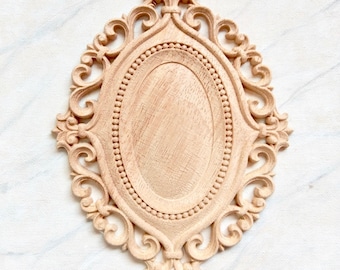 Furniture applique, wood applique, furniture onlay, wood onlay, furniture decoration, wood embellishment, wood carving