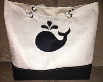 Large Sail Cloth Tote Bag