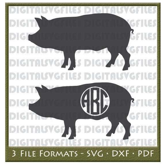 Download Show Pigs svg Farm Animal svg Pig svg Pig Vector File File