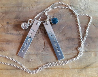 Birthstone necklace