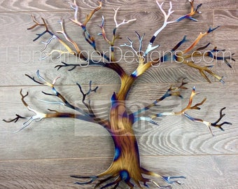 11th Anniversary (Steel) Maple Tree of Life Wall Art