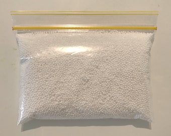 White Micro Foam Beads for Microfloam Slimes