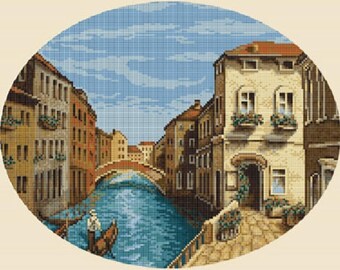Counted Cross Stitch Kit Venetian Morning