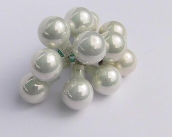 Glass balls mini Red mirror berries Floristikdeko Kranzdeko deco Hochzeitsdeko advent wreath Christmas decoration Christmas decorations