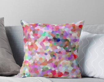 Mosaic Rainbow cushion