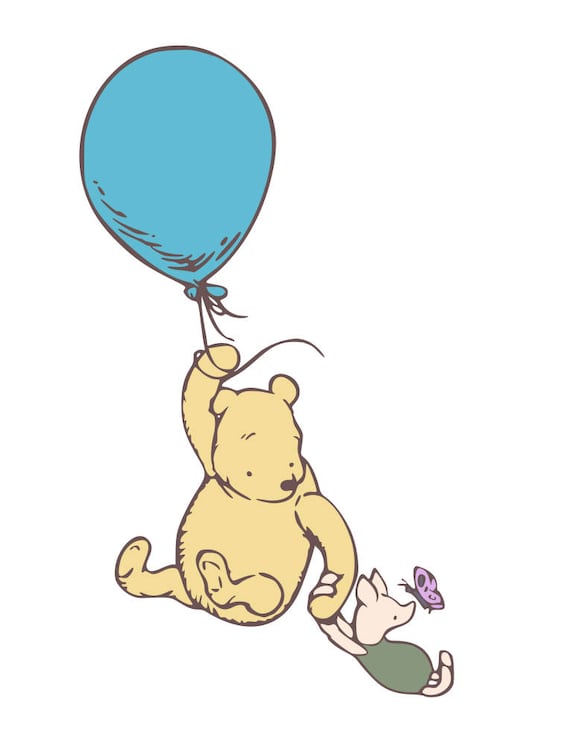Download Classic Winnie the Pooh and Piglet - svg, pdf, png files ...