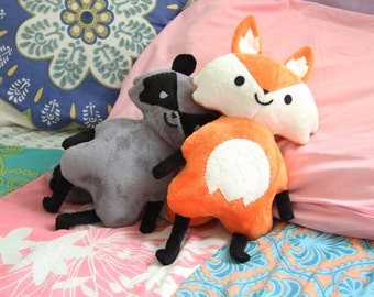 Cute Fox Plush Toy Doll - Woodland Creature Series