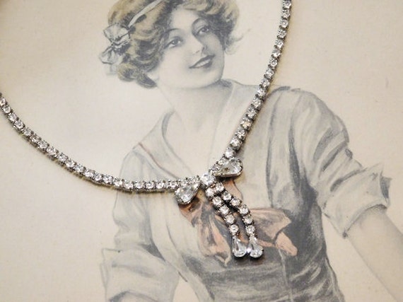 Vintage Rhinestone Necklace
