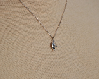 Tiny Fortune Cookie Necklace
