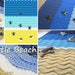 PDF Turtle Beach crochet blanket pattern + Baby Sea Turtle Collection amigurumi CROCHET PATTERNS