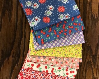 30's Playtime 2014 by Chloe's Closet for Moda Fabrics - 9 Fat Quarters