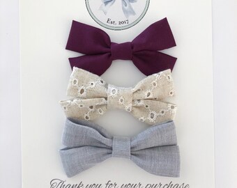 Coco Pinwheel set ~ Headband or Hair Clip