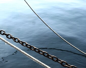 Dock. The summer, photography, holidays and travel. in Sicily, fine art print. Photo Print.
