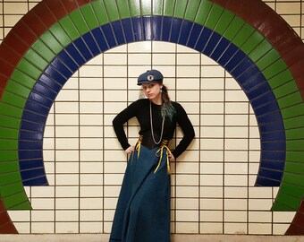 Linen Skirt, Ankle Length Skirt, Edwardian Skirt, Long Skirt, Customisable, Made to order