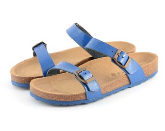 Women's Summer slippers solid color 100% Made in Italy