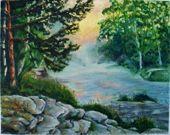 Early morning in the woods