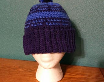 Striped Crochet Hat