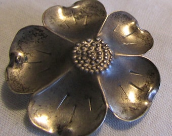 Sterling Silver Dogwood Flower Pin