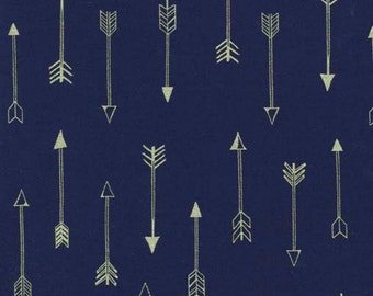 SALE - Michael Miller - Arrow Flight Collection - Arrows in Midnite Metallic