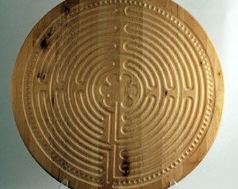 Finger Labyrinth - Color My Way - Chartres Wooden Labyrinth