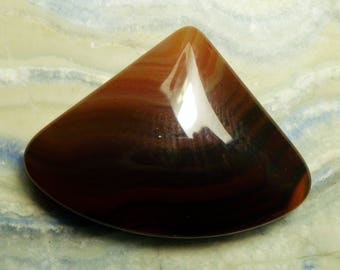 27 cts 29 x 21 x 6 mm Carnelian Agate cabochon Brazil # E 3