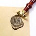 Custom wax stamp 25mm stamp, initial stamp, monogram seal stamp