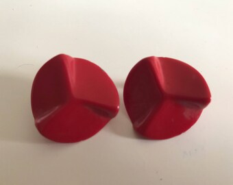 Vintage Earrings, 80s earrings, clip on earrings.